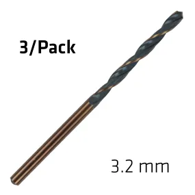 Alpen Hss Sprint Master  3.2Mm X3 Sleeved Din338 Alpen Drill Bit