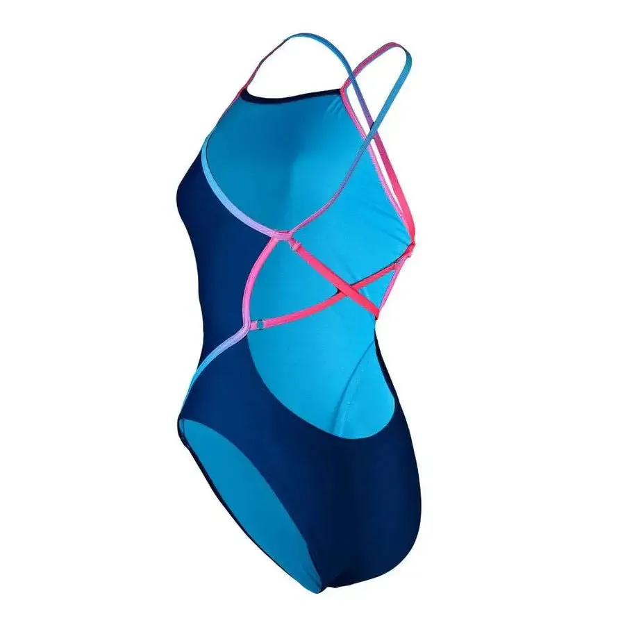 Aqua Sphere | Essential Diamond Back Adjustable | Navy / Pink