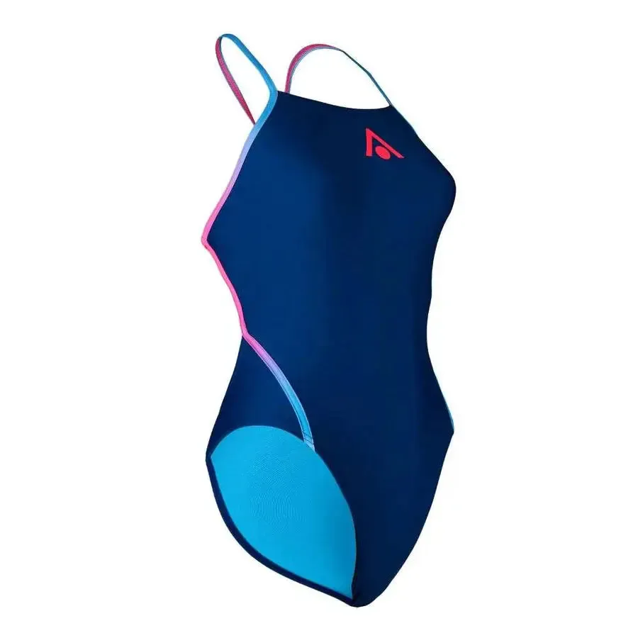 Aqua Sphere | Essential Diamond Back Adjustable | Navy / Pink