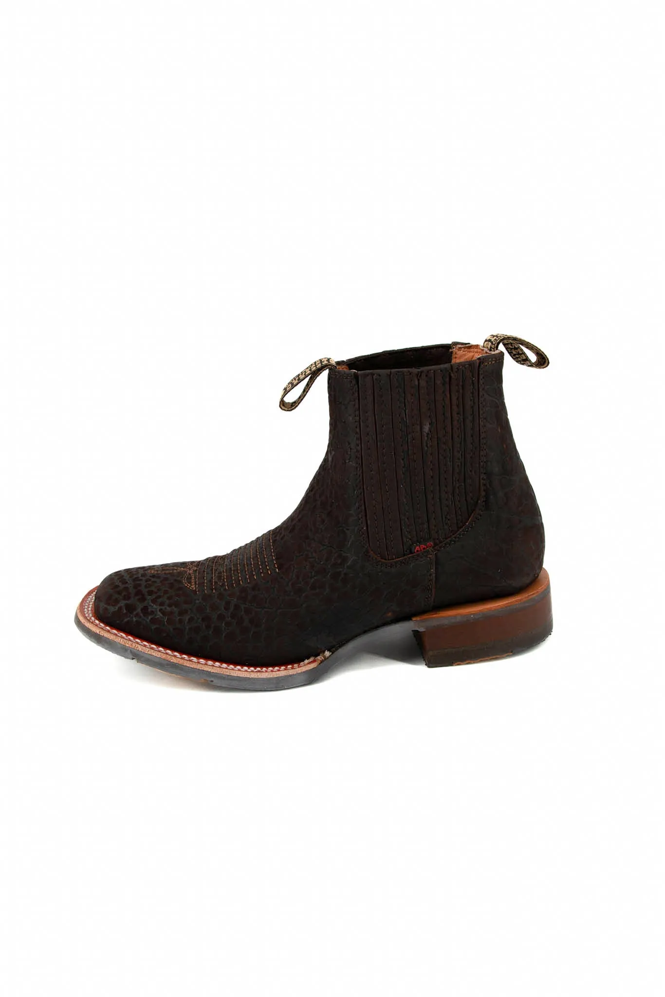 Bessero Hule Cuello de Toro Square Toe Men's Botin