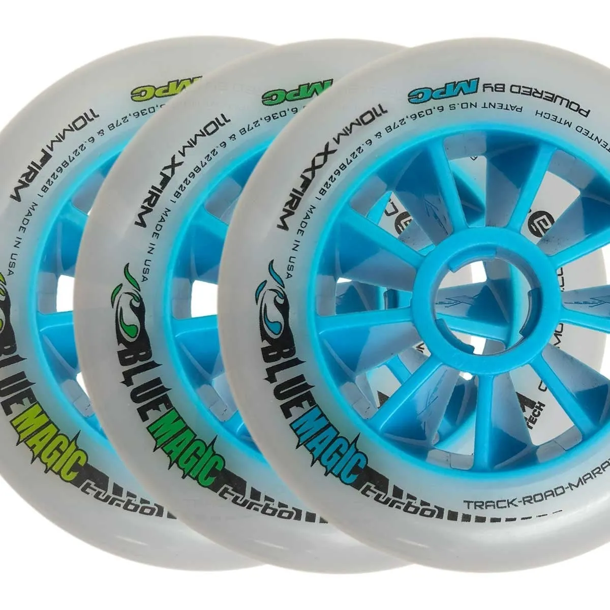 Cádomotus - Blue Magic TURBO - Inline Race Wheels - 110mm