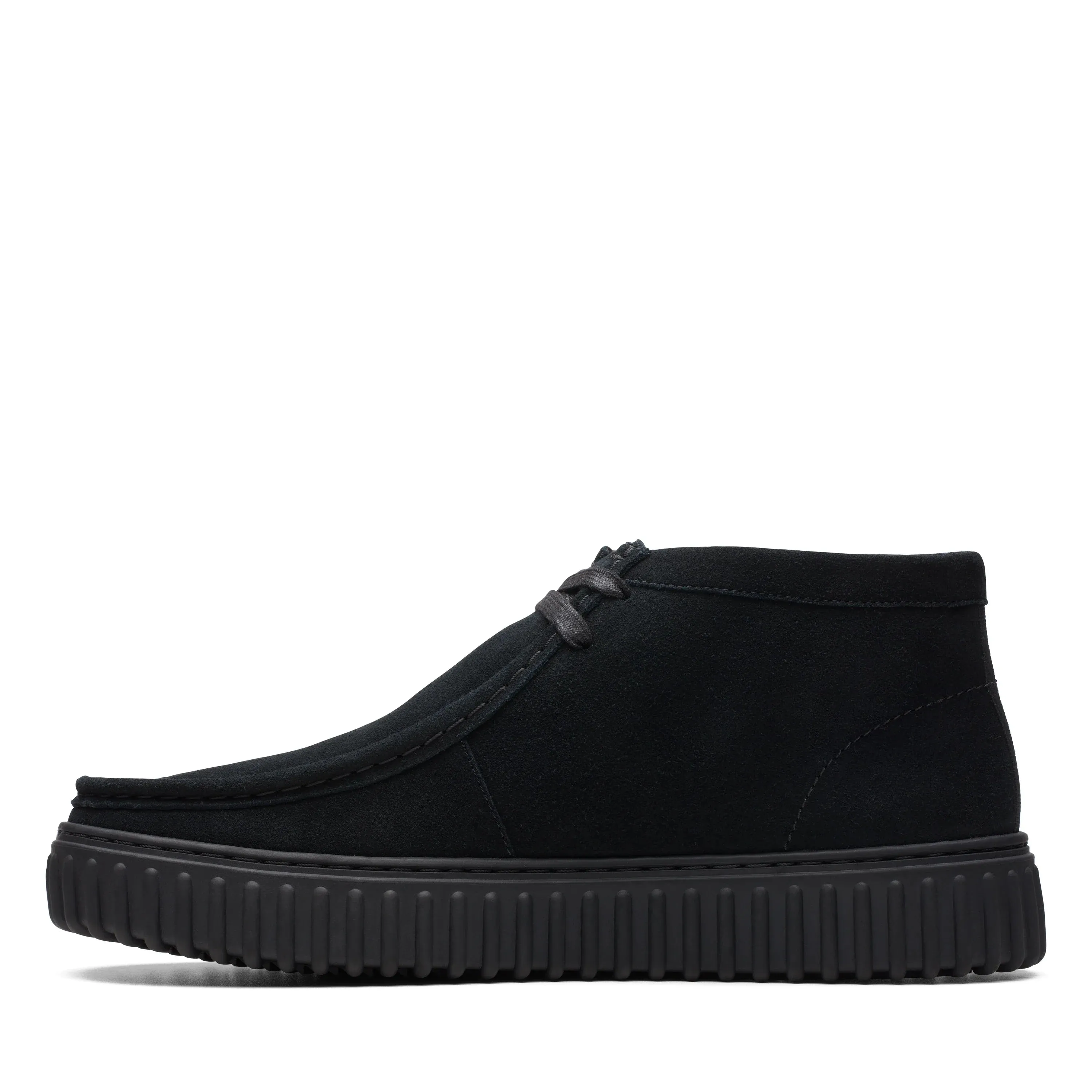 CLARKS | WALLABEE HOMBRE | TORHILL HI BLACK SUEDE | NEGRO