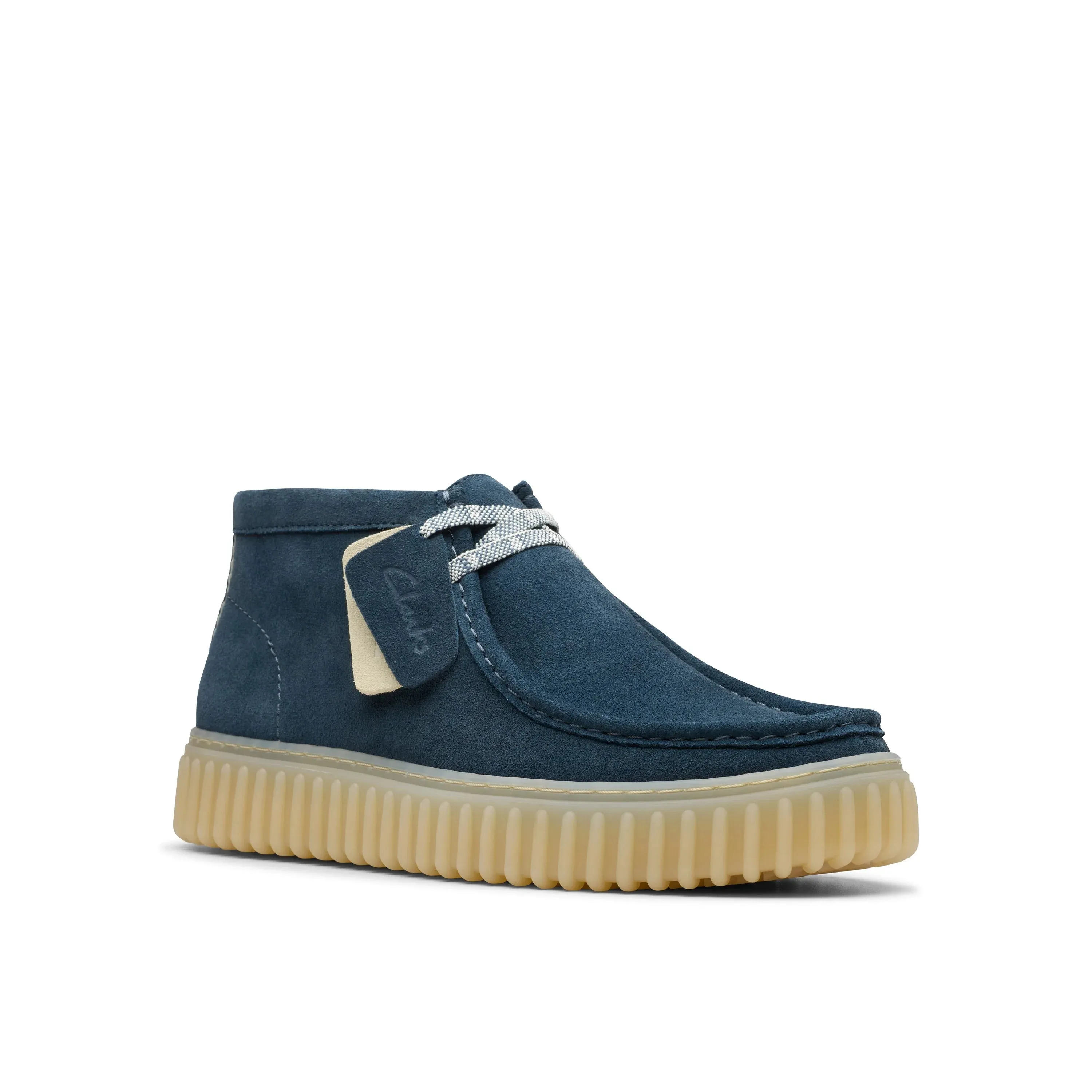 CLARKS | WALLABEE HOMBRE | TORHILL HI BLUE SUEDE | AZUL