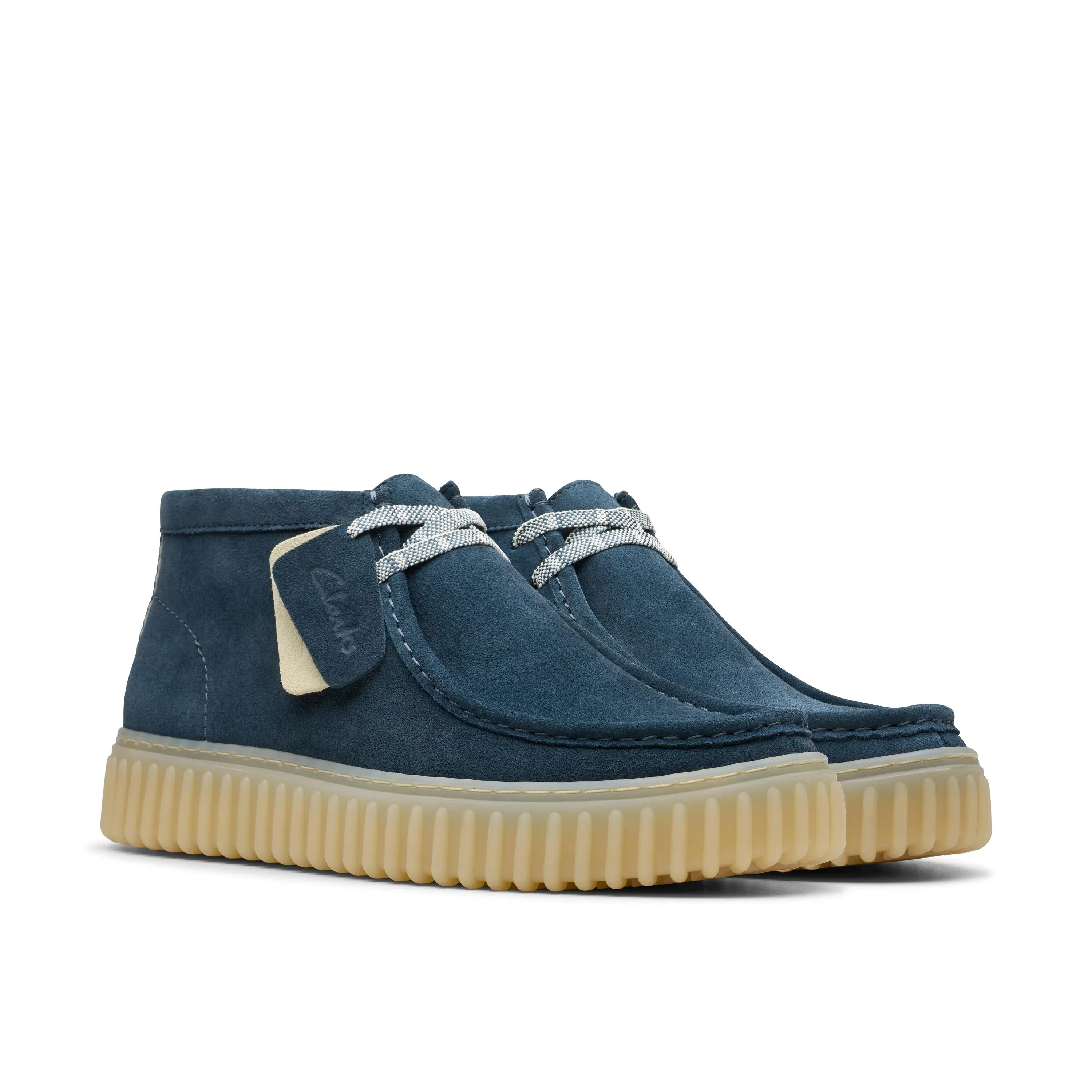 CLARKS | WALLABEE HOMBRE | TORHILL HI BLUE SUEDE | AZUL