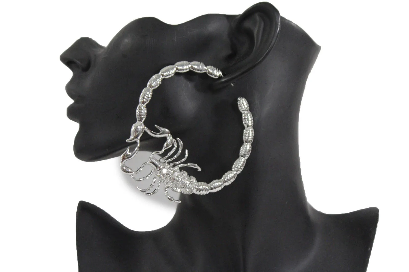 Large Scorpion Hoop Earrings