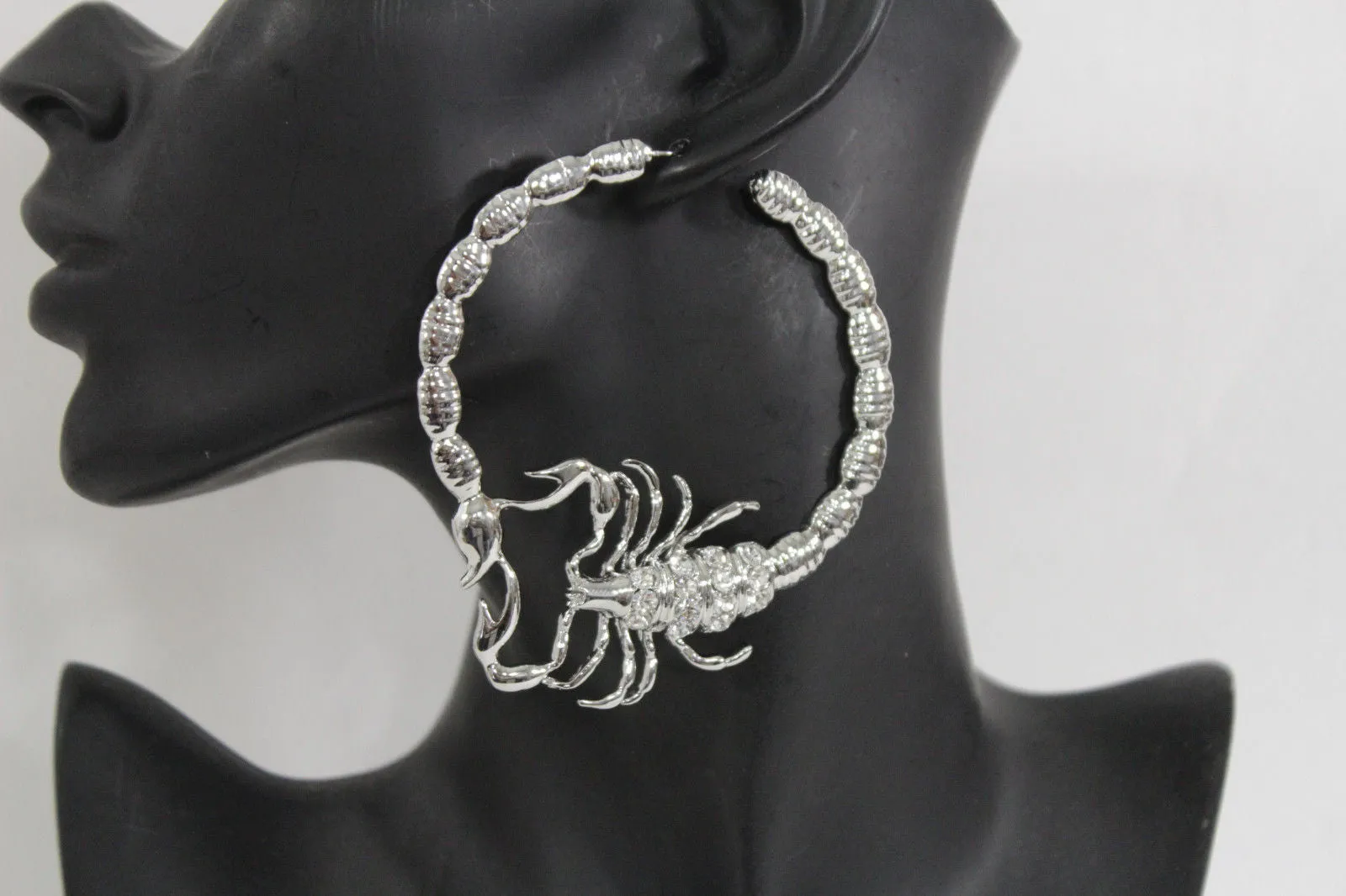 Large Scorpion Hoop Earrings