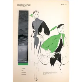 OfficielDe La Couleur Des Industries De La Mode No. 16 Hiver 1952 Plate 5