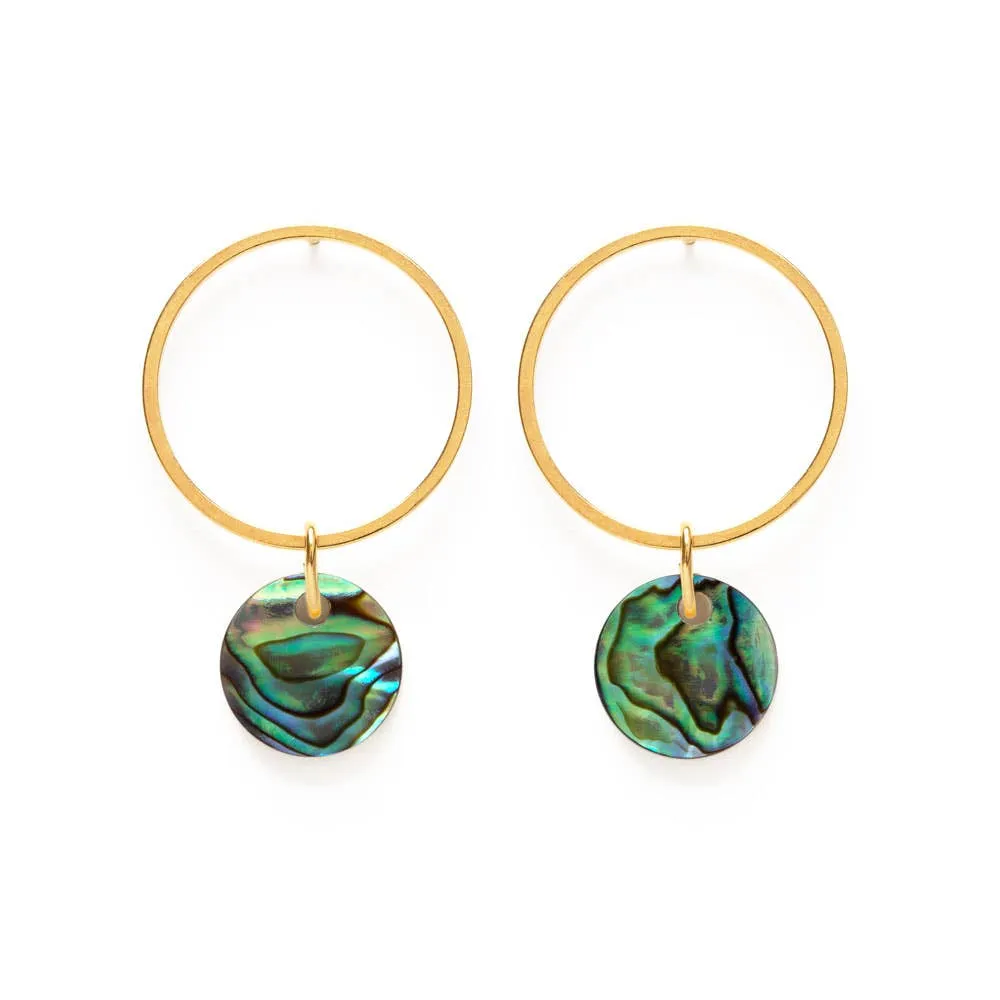 Playa Studs - Abalone or Mother of Pearl