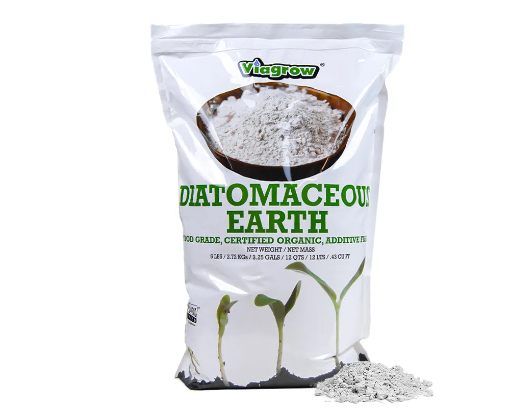 Viagrow 6LBS Diatomaceous Earth Food Grade (Case of 6)