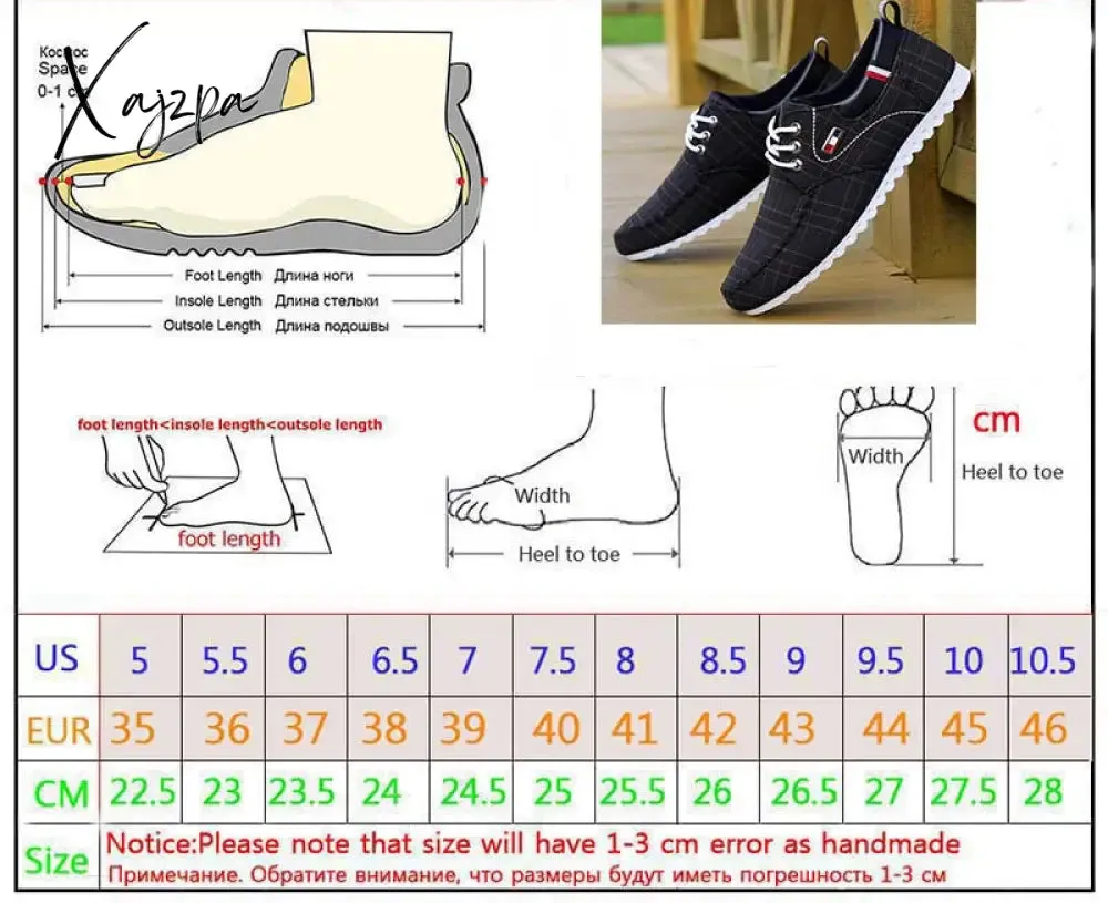 Xajzpa - Fashion Men Shoes Men Casual Shoes Spring Hot Sale Sweat-Absorbant Breathable Casual Sneakers Walking Canvas Men Driving Shoes