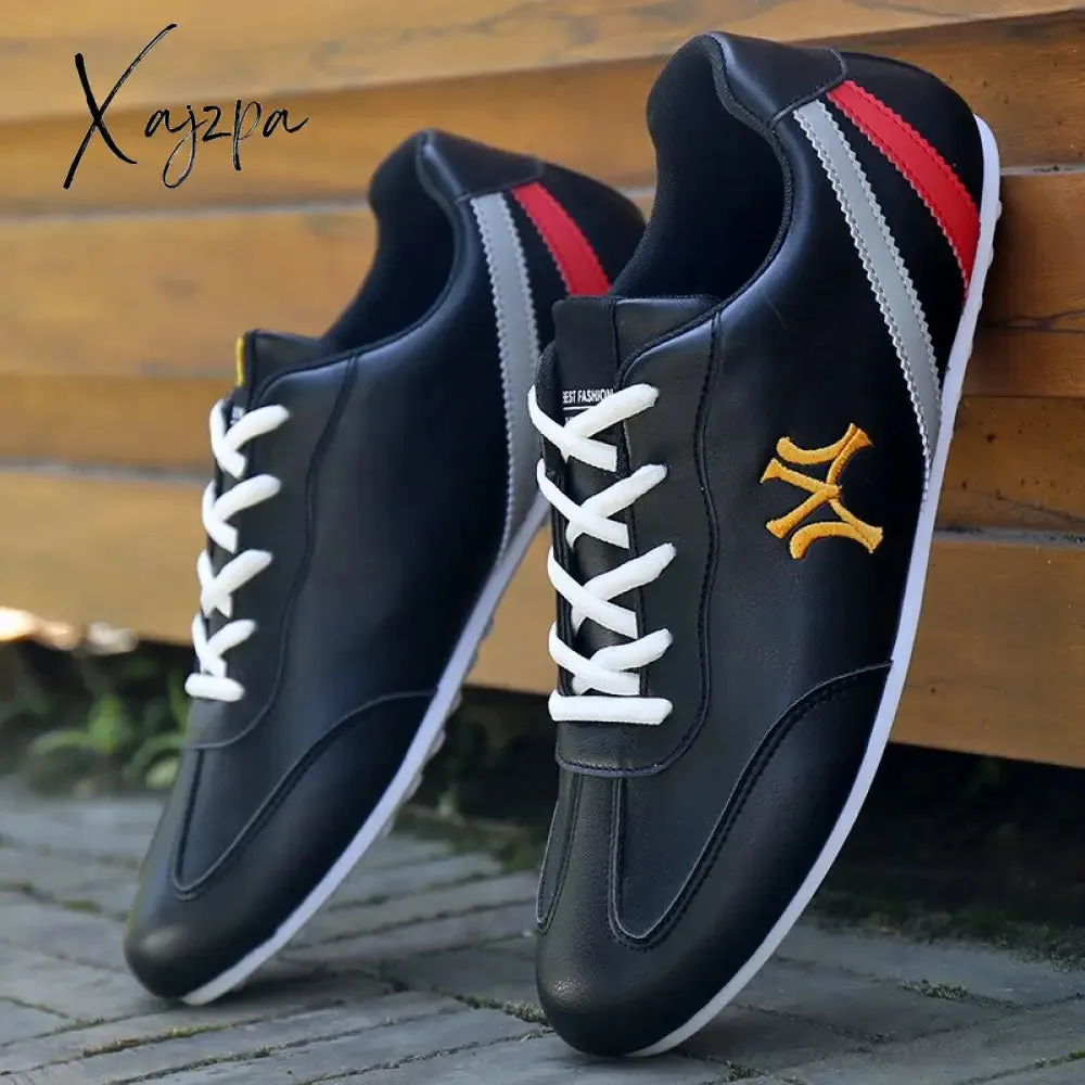 Xajzpa - Fashion Men Shoes Men Casual Shoes Spring Hot Sale Sweat-Absorbant Breathable Casual Sneakers Walking Canvas Men Driving Shoes